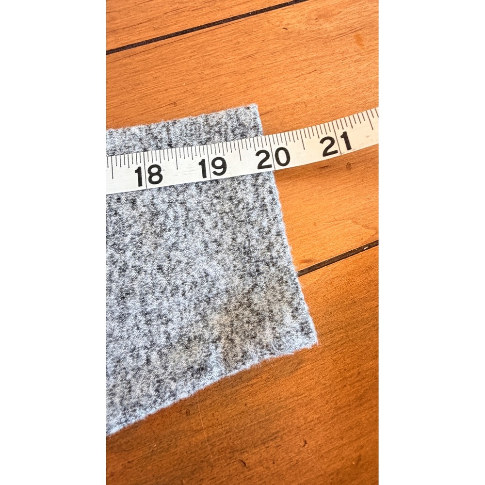 Lucky Brand Womens Heathered Grey Long Sleeve Crewneck Knit Sweater Large - Picture 8 of 10